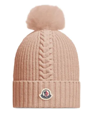Moncler Enfant ロゴパッチ ビーニー | ニュートラル | FARFETCH JP