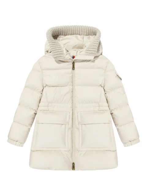 Moncler Enfant quilted hooded coat