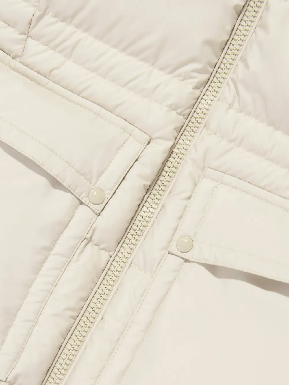 Moncler Enfant Gewatteerde jas Wit