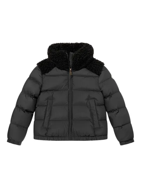 Moncler Enfant Vard quilted teddy-collar jacket