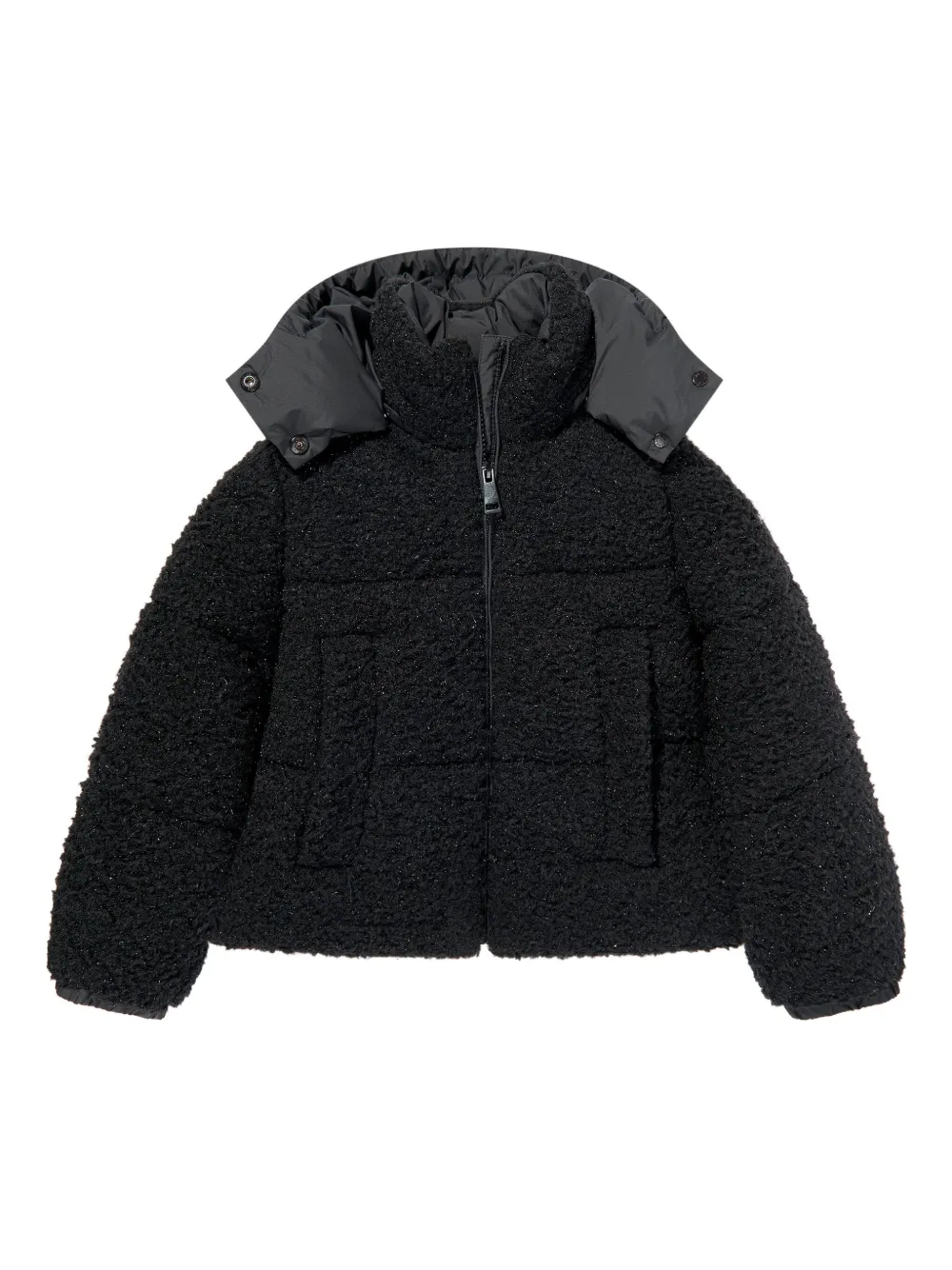 Moncler Enfant teddy-quilted jacket | Black | Image 1