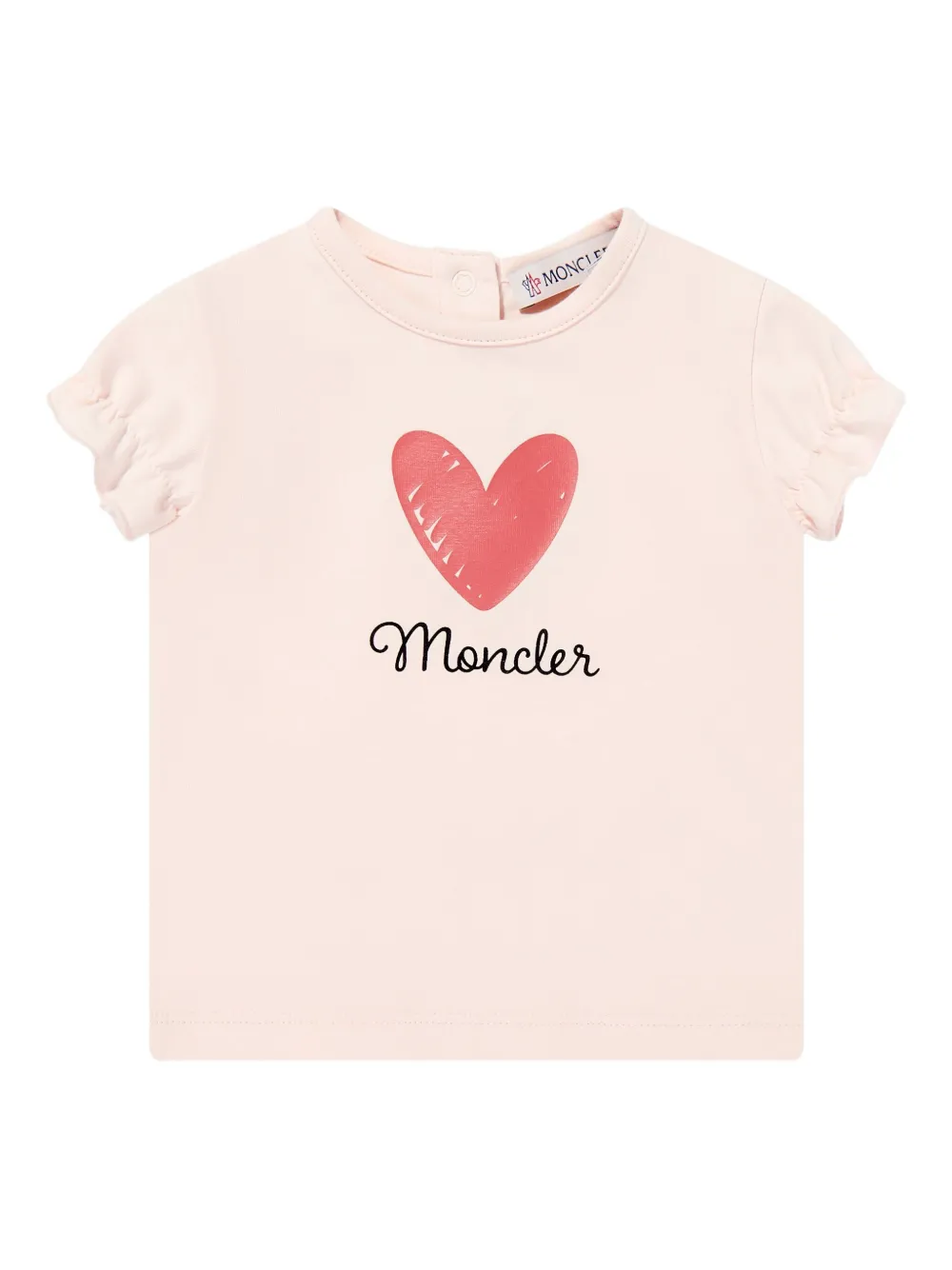 Moncler Enfant heart-print t-shirt Roze