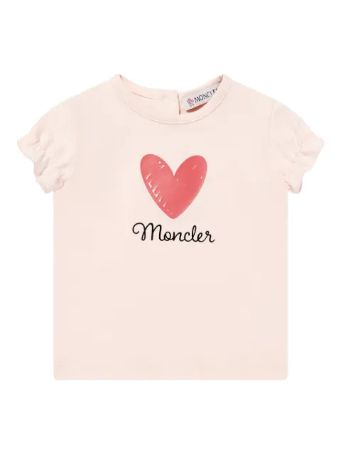Moncler Enfant heart-print t-shirt