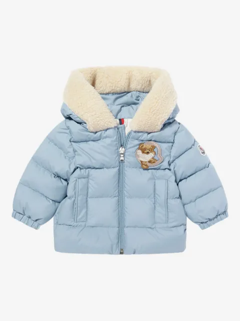 Moncler Enfant Kesimur Teddy-Trimmed hooded coat