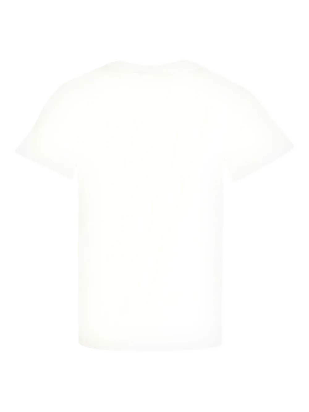 Balmain Kids chain-embellished logo T-shirt Wit