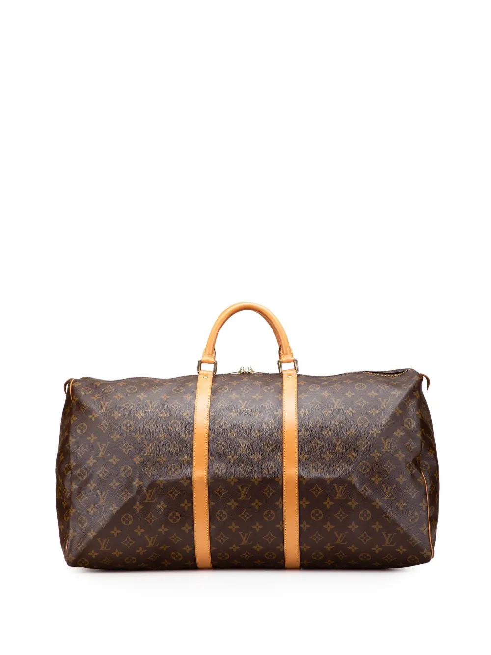 Louis Vuitton Pre-Owned 1994 モノグラム キーポル 60 ボストンバッグ - ブラウン Louis Vuitton Pre-Owned 1994 モノグラム キーポル 60 ボストンバッグ - ブラウン