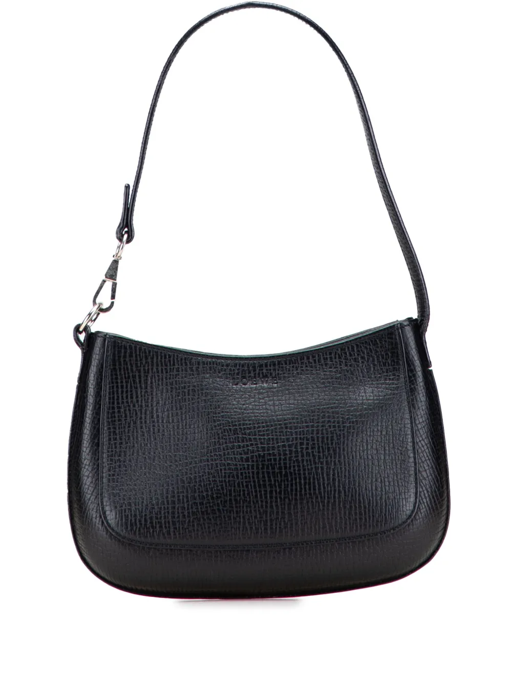 Loewe Pre-Owned 2010-2025 レザーショルダーバッグ - ブラック Loewe Pre-Owned 2010-2025 レザーショルダーバッグ - ブラック