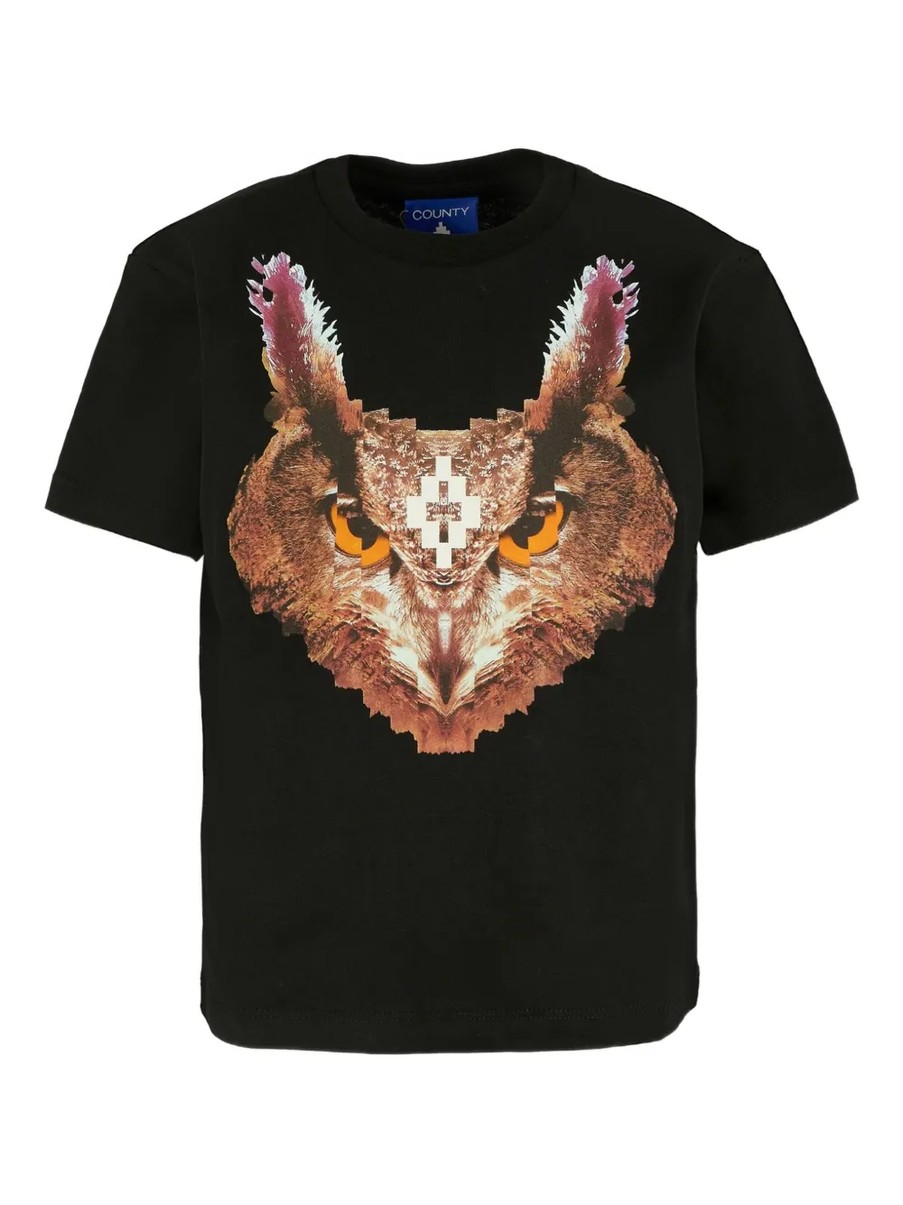 Marcelo Burlon County of Milan owl-print T-shirt Zwart