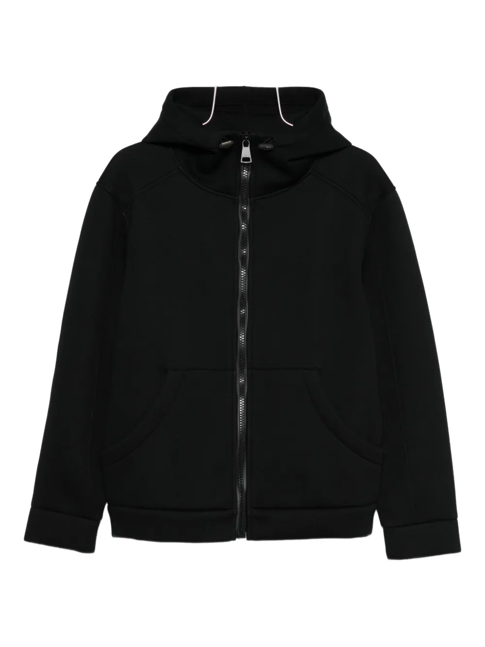 DONDUP hooded zip-up jacket | Black | Image 1