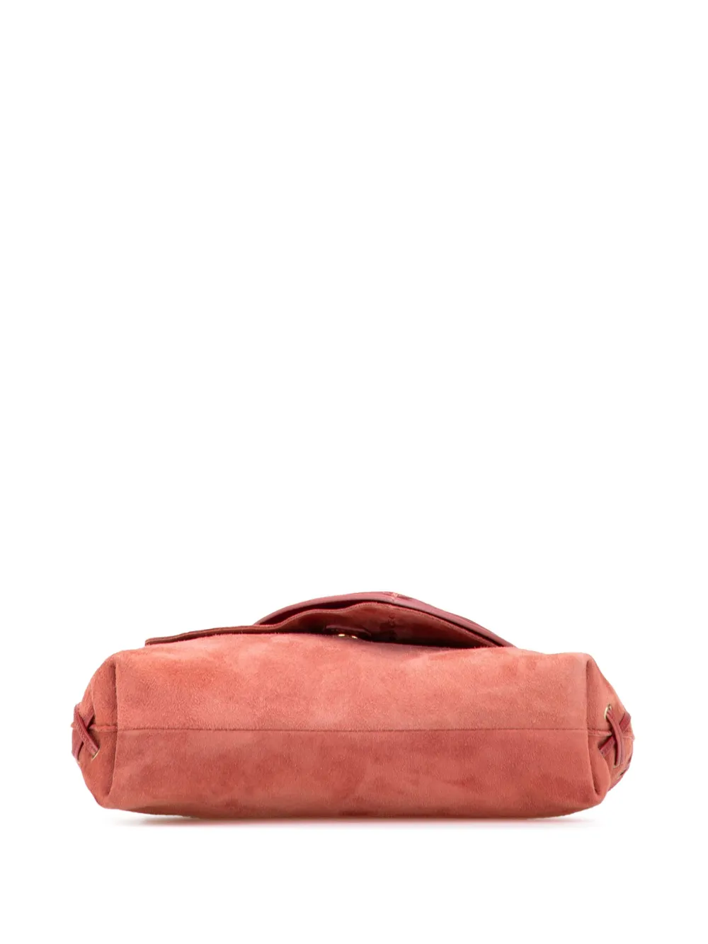 Pre-owned Gucci 2000-2015 Suede Heart Shoulder Bag In Pink