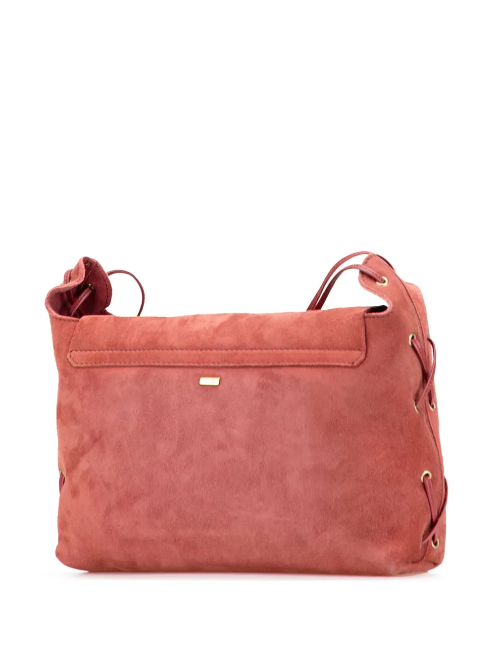 Pre-owned Gucci 2000-2015 Suede Heart Shoulder Bag In Pink