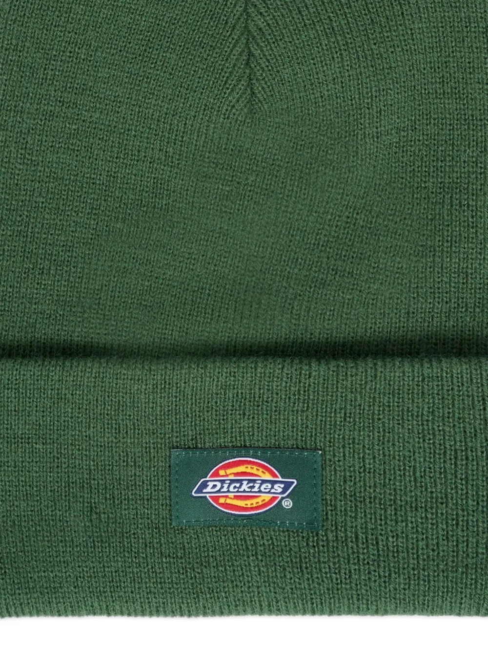 Dickies Logo-patch Beanie In Green