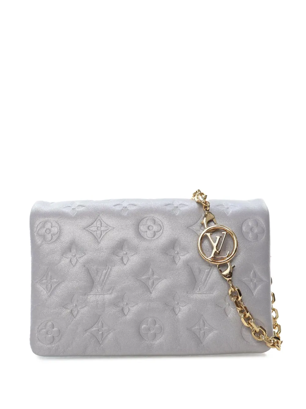Louis Vuitton Pre-Owned 2021-2025 モノグラム エンボス ラムスキン ポシェット クーサン ショルダーバッグ Louis Vuitton Pre-Owned 2021-2025 モノグラム エンボス ラムスキン ポシェット クーサン ショルダーバッグ