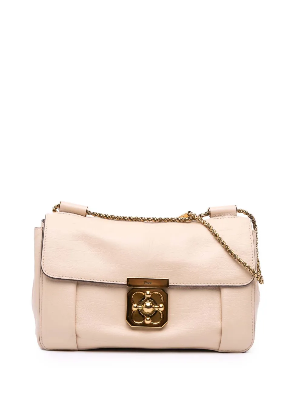 Chloé Pre-Owned 2010-2025 ミディアム ゴートスキン エルシー ショルダーバッグ - ブラウン Chloé Pre-Owned 2010-2025 ミディアム ゴートスキン エルシー ショルダーバッグ - ブラウン