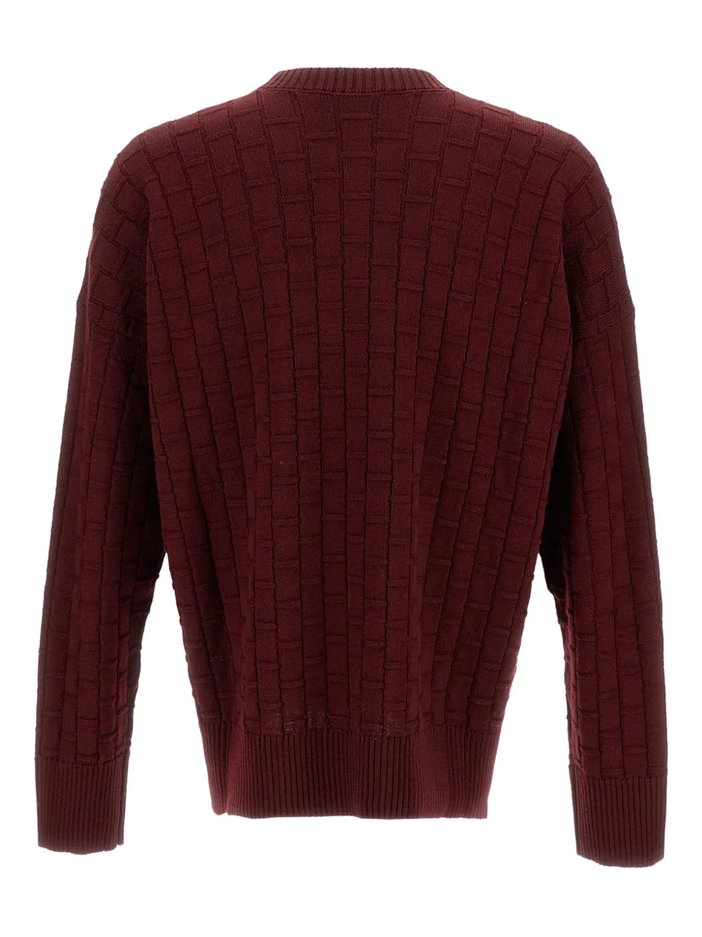 Plan C Geruite trui - Rood