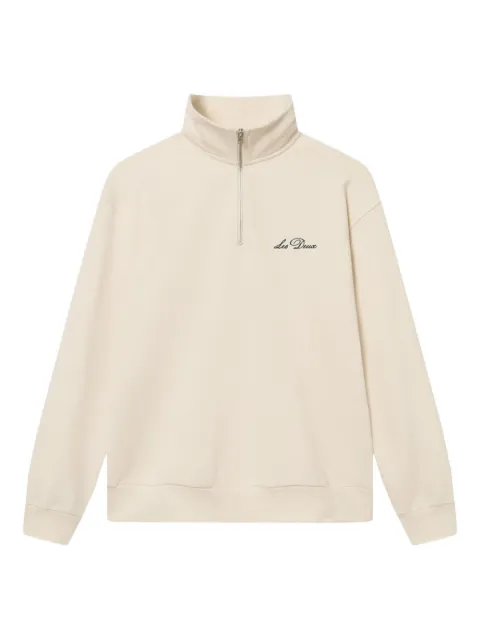 Les Deux half-zip logo sweatshirt