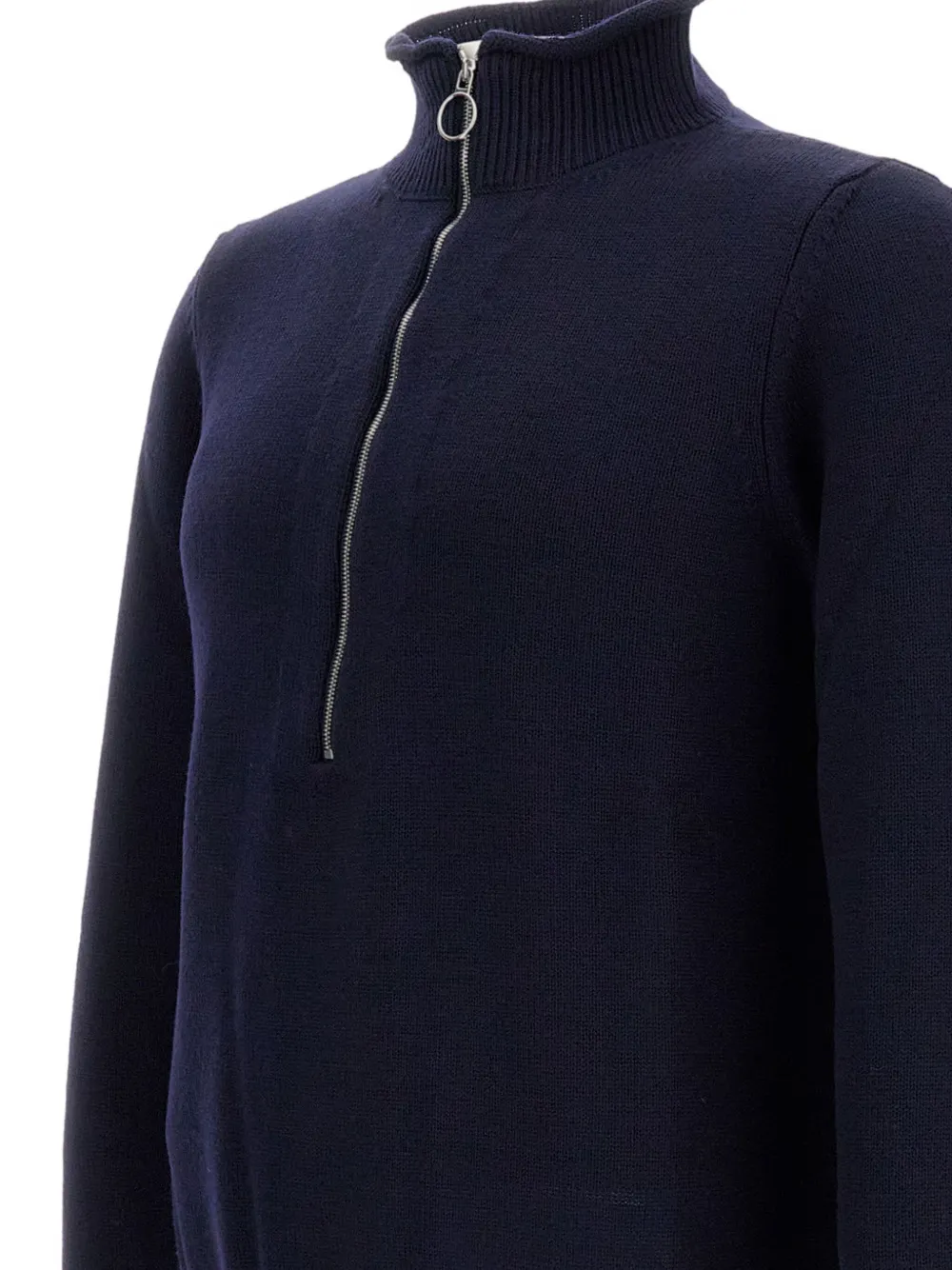 Plan C half-zip fastening sweater Blauw