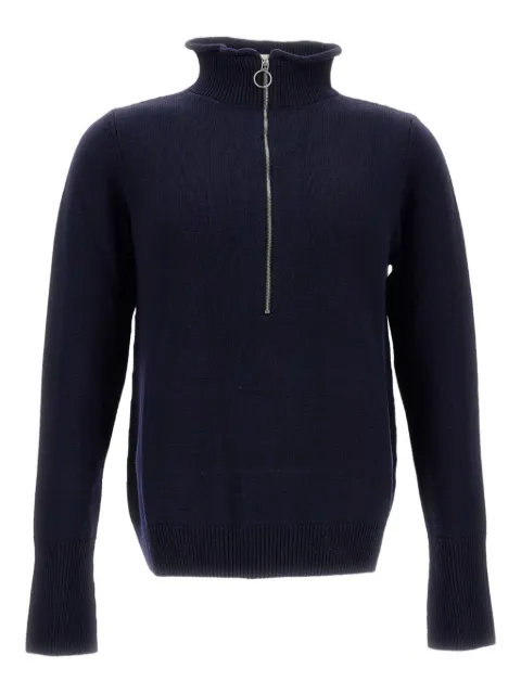 Plan C half-zip fastening sweater
