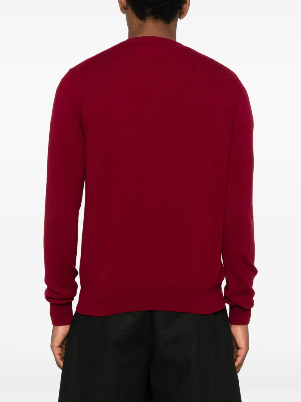 Comme Des Garçons Play Vest verfraaid met stras en hartembleem Rood