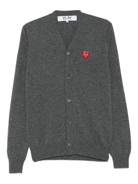 Comme Des Garçons Play logo heart-emblem V-neck cardigan