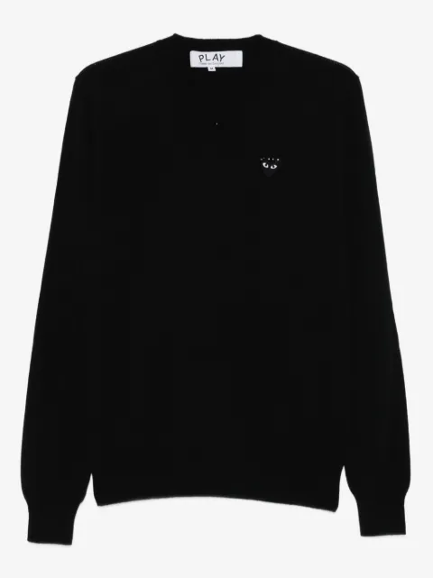 Comme Des Garçons Play Maglione con applicazione