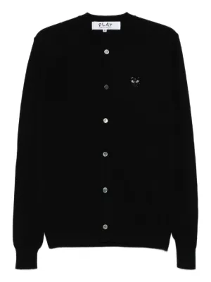 コムデギャルソンPLAY ブラック カーディガン M ハート刺繍 楽天市場】【COMME des GARCONS】コムデギャルソン PLAY ハートロゴ