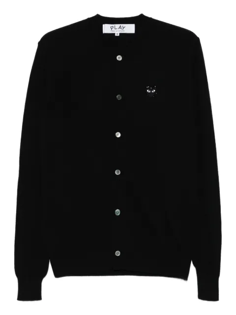 Comme Des Garçons Play logo-patch cardigan