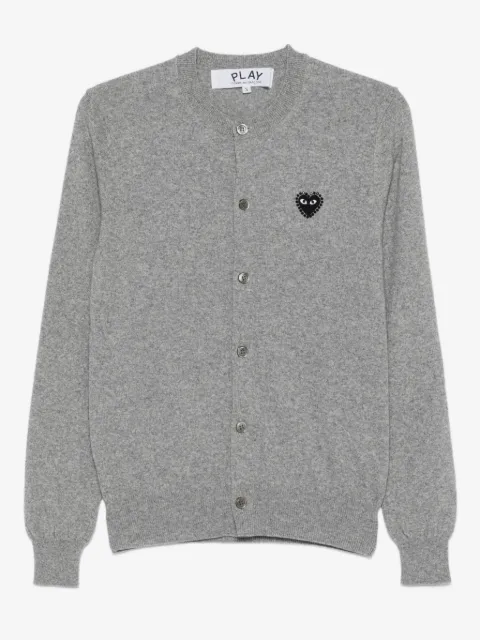 Comme Des Garçons Play logo-patch cardigan