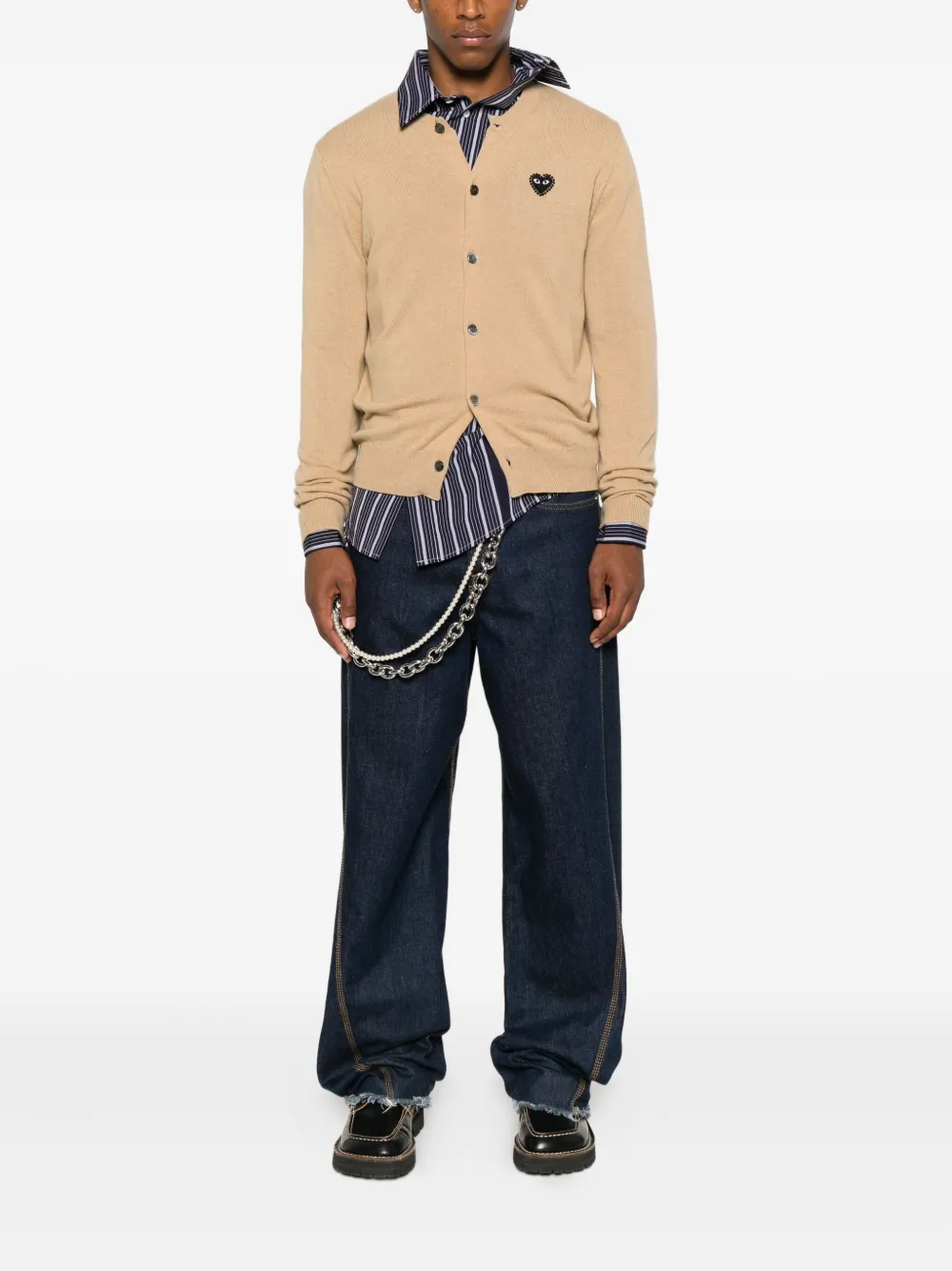 Comme Des Garçons Play heart-logo cardigan | Cardigans | Image 2