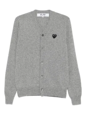 Comme Des Garçons Shirt Vネック カーディガン | グレー | FARFETCH JP