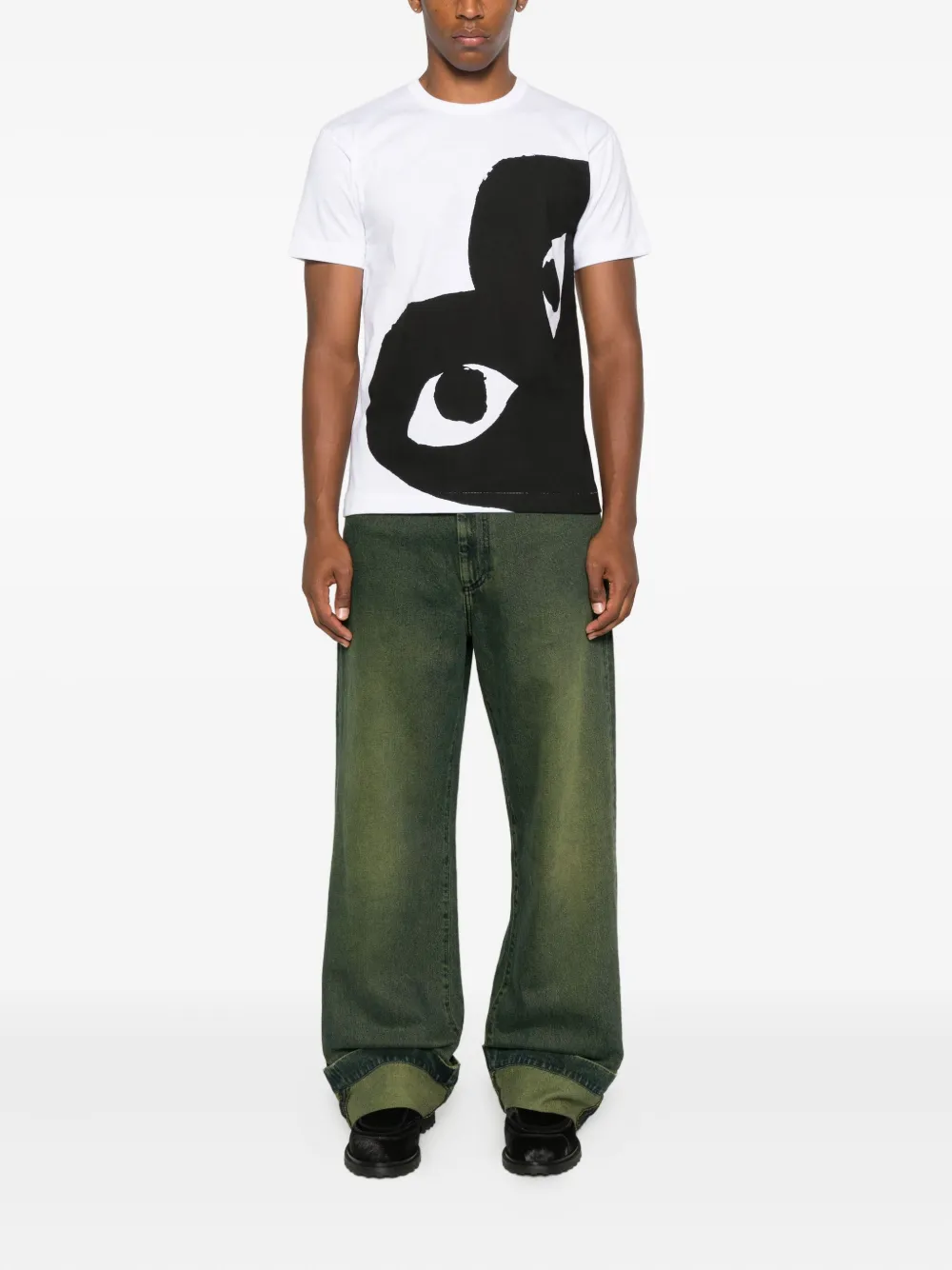 Comme Des Garçons Play heart-eye T-shirt | T-Shirts | Image 2