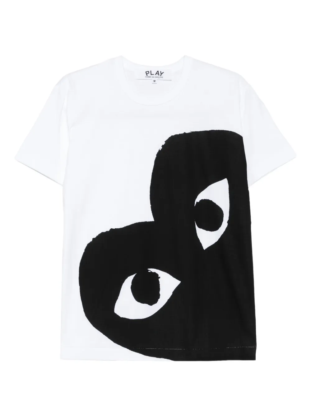 Comme Des Garçons Play heart-eye T-shirt | White | Image 1