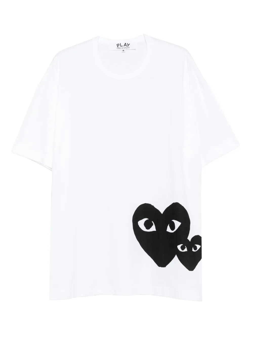 Comme Des Garçons Play heart-logo T-shirt | White | Image 1