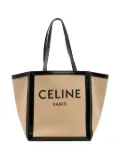 Céline Pre-Owned 2021 Large Canvas Vertical Square Cabas tote bag - Brown