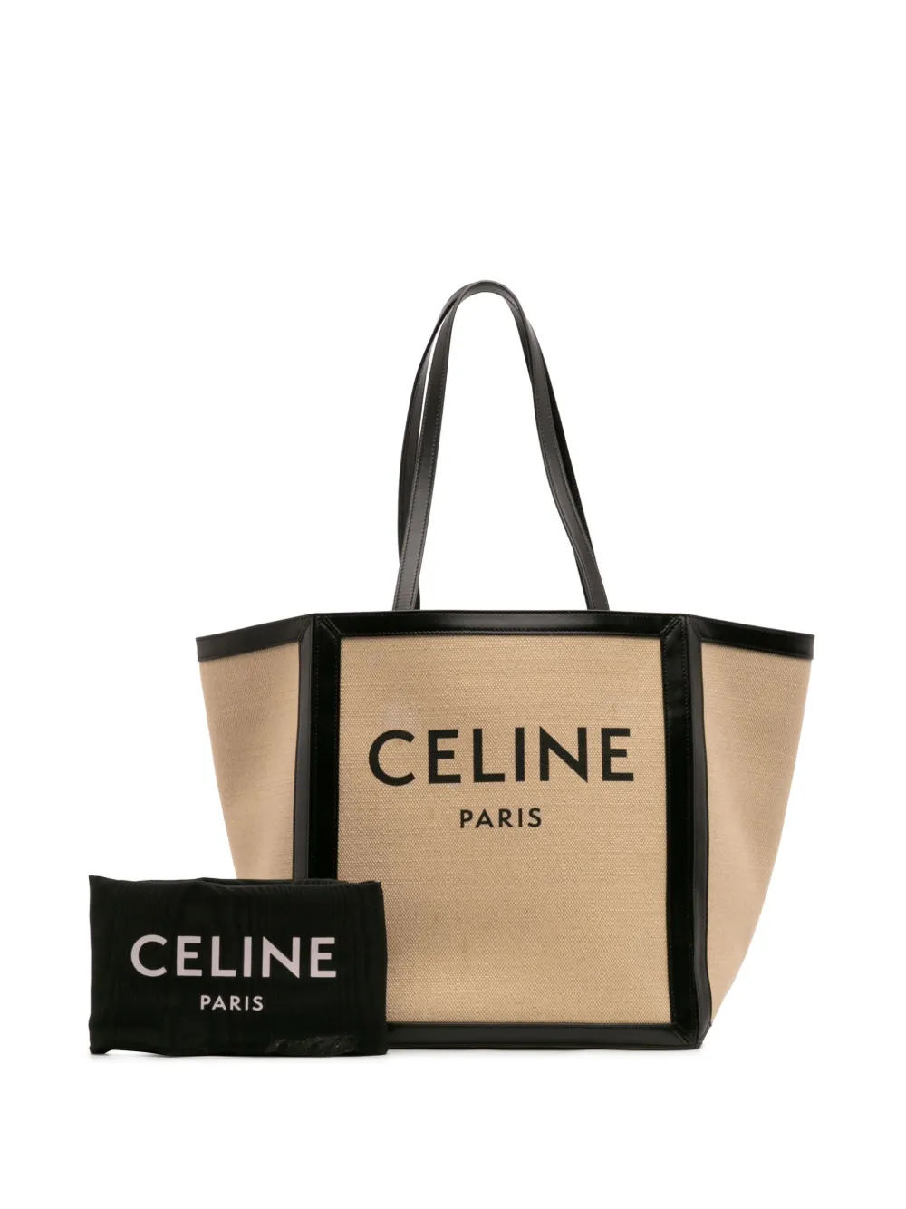 Celine Pre-Owned 2021 ラージ キャンバス バーティカル スクエア カバ
