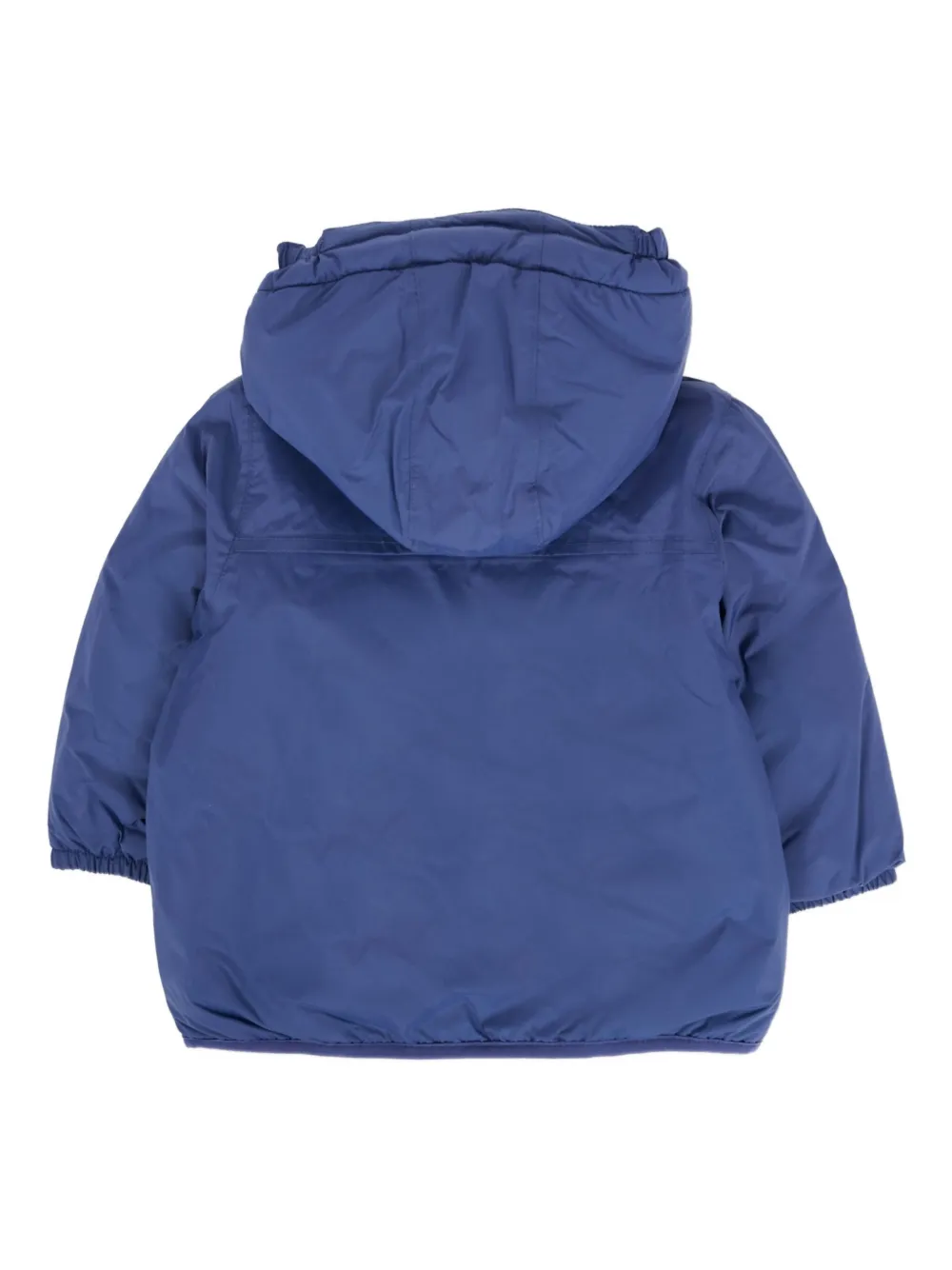 K Way Kids hooded fleece-lined jacket Blauw