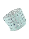 SOFIA 18K white gold Sophia multi-stone bracelet - Grey