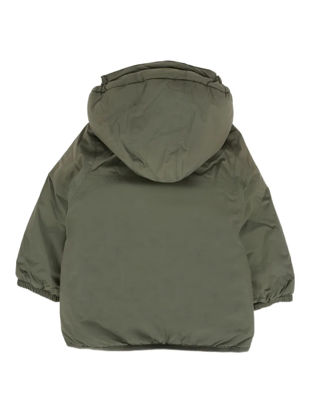 K Way Kids hooded padded jacket Groen