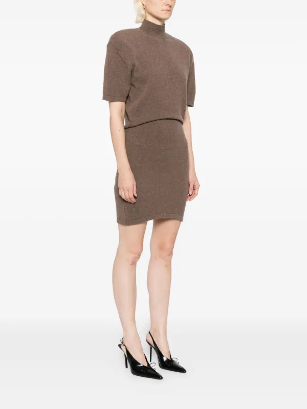 the castagna knit dress Jacquemus The Castagna Knit Dress