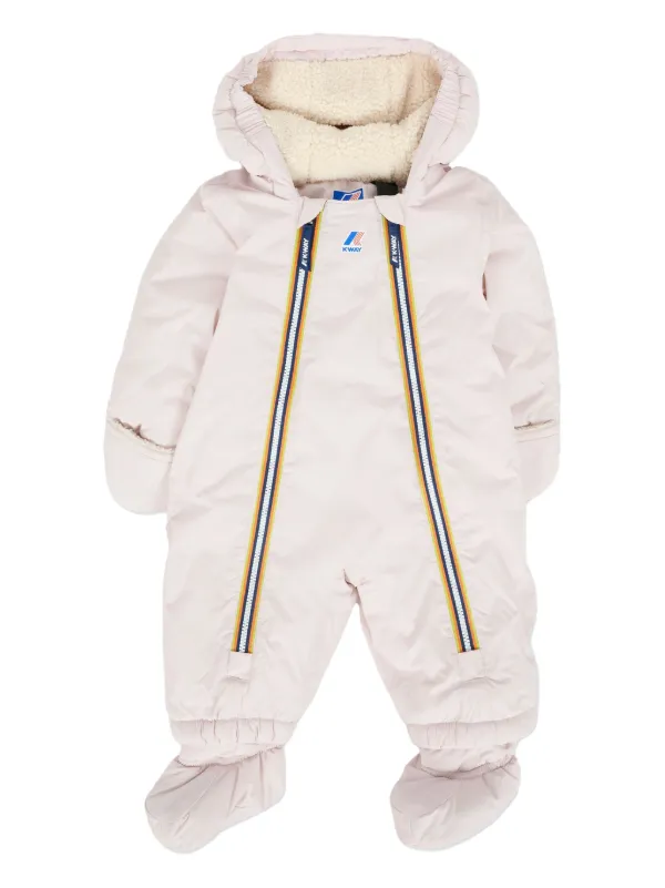 K Way Kids Tuta Da Neve Con Cappuccio Rosa FARFETCH IT