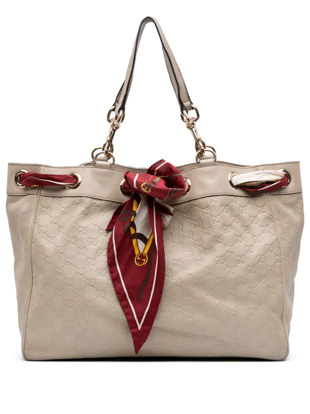 Gucci Pre-Owned 2016-2025 Large Guccissima Positano Scarf tote bag - Gucci Pre-Owned 2016-2025 Large Guccissima Positano Scarf tote bag -