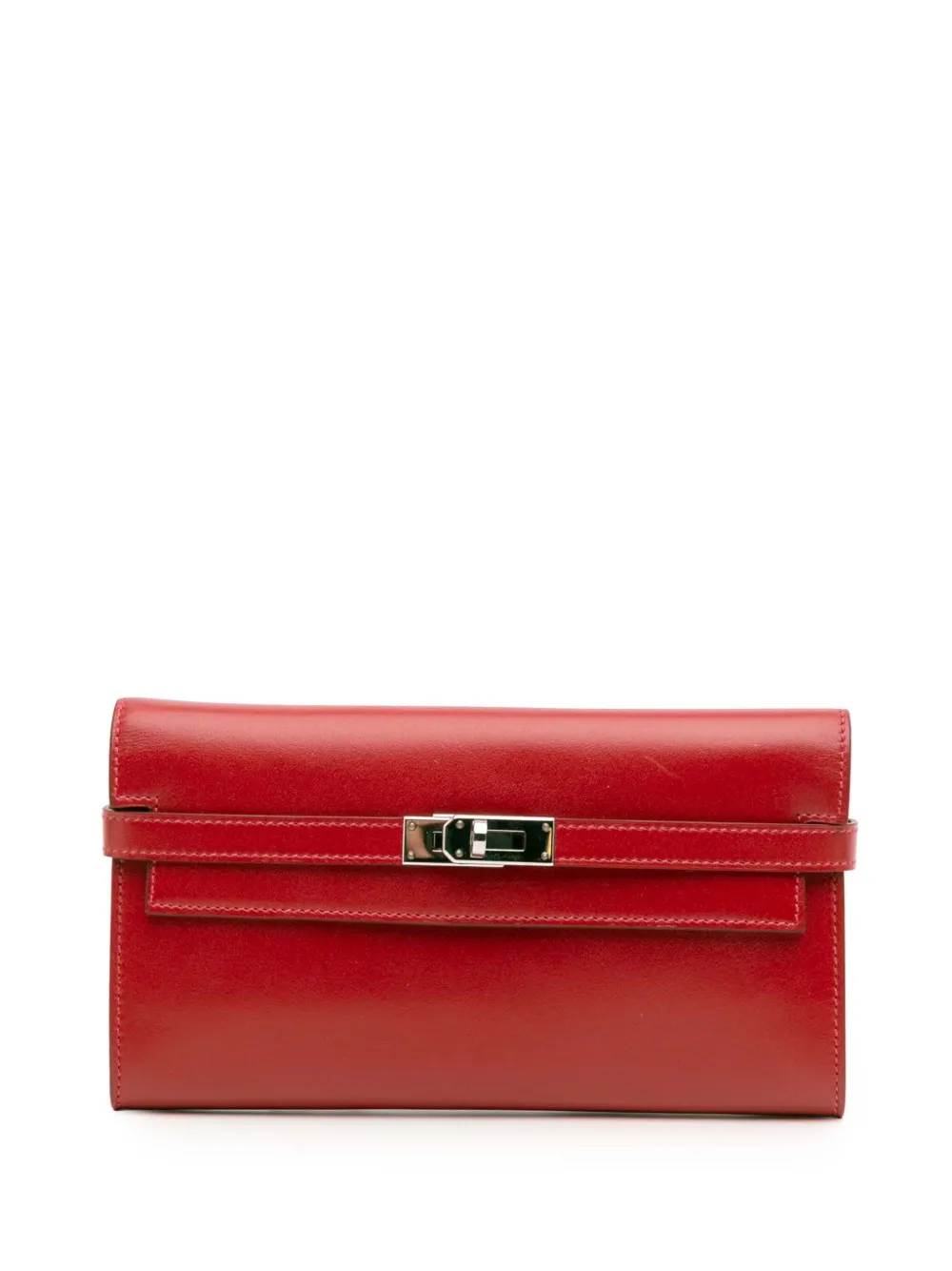 Hermès Pre-Owned 2017 タデラクト ヴェルソ ケリー ウォレット 長財布 - レッド Hermès Pre-Owned 2017 タデラクト ヴェルソ ケリー ウォレット 長財布 - レッド