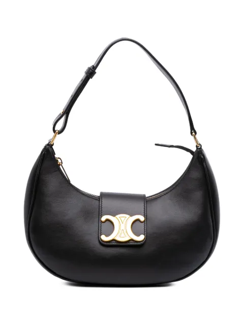 Celine Pre-Owned 2021-2025 Medium Calfskin Triomphe Ava shoulder bag