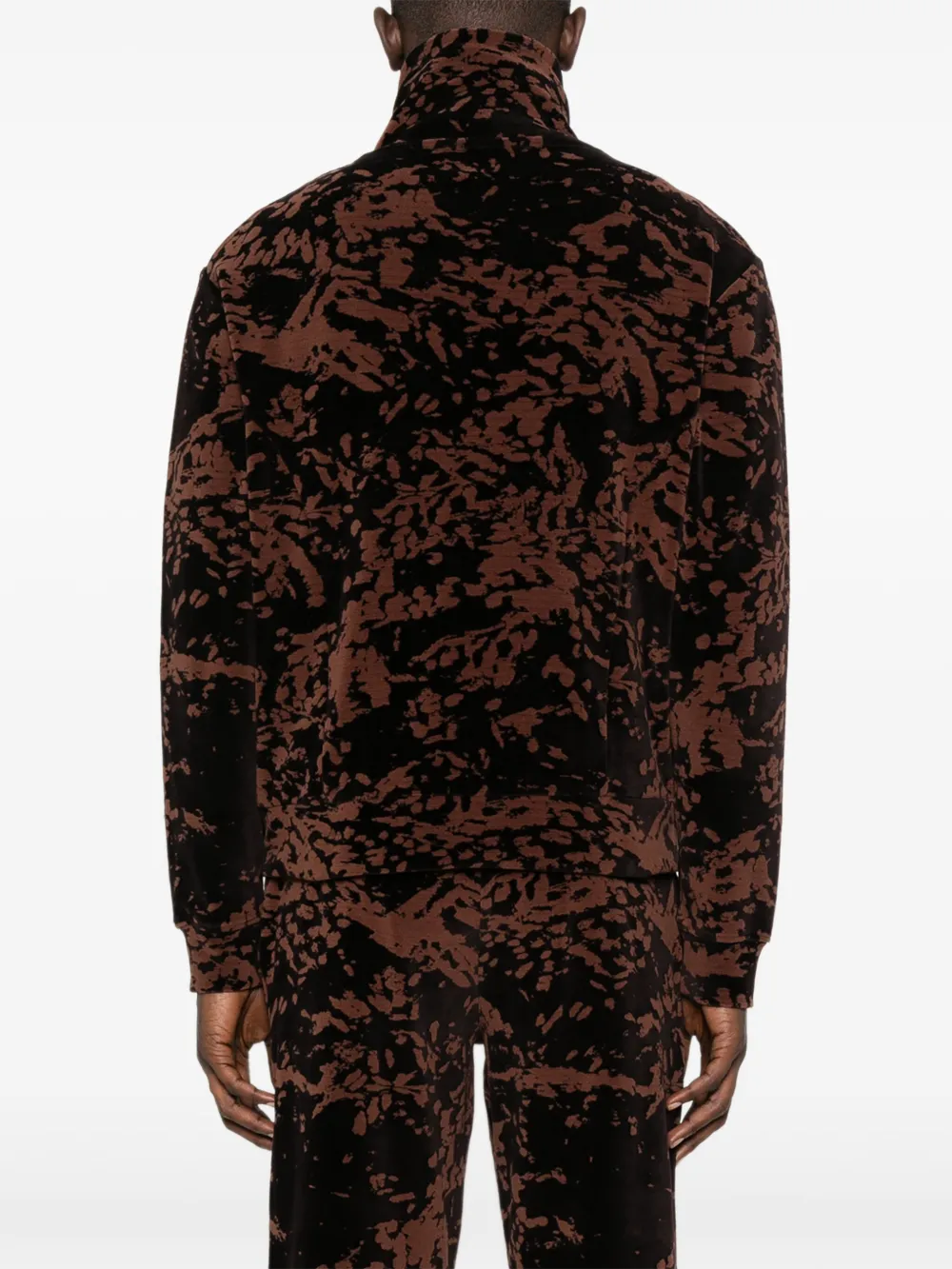 Études Studio Fluweel trainingsjack Bruin