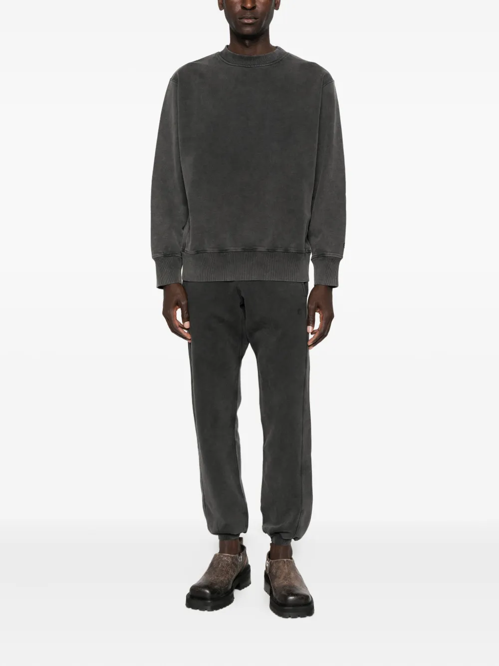 Études Studio star-print crew neck sweatshirt - Zwart