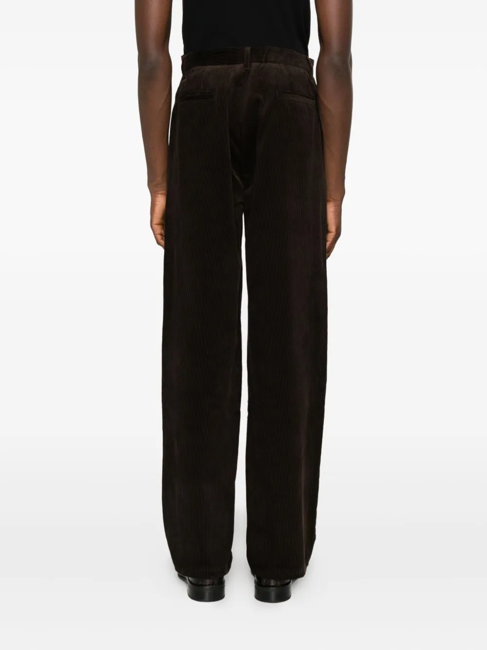 Études Studio Ribfluwelen chino Bruin