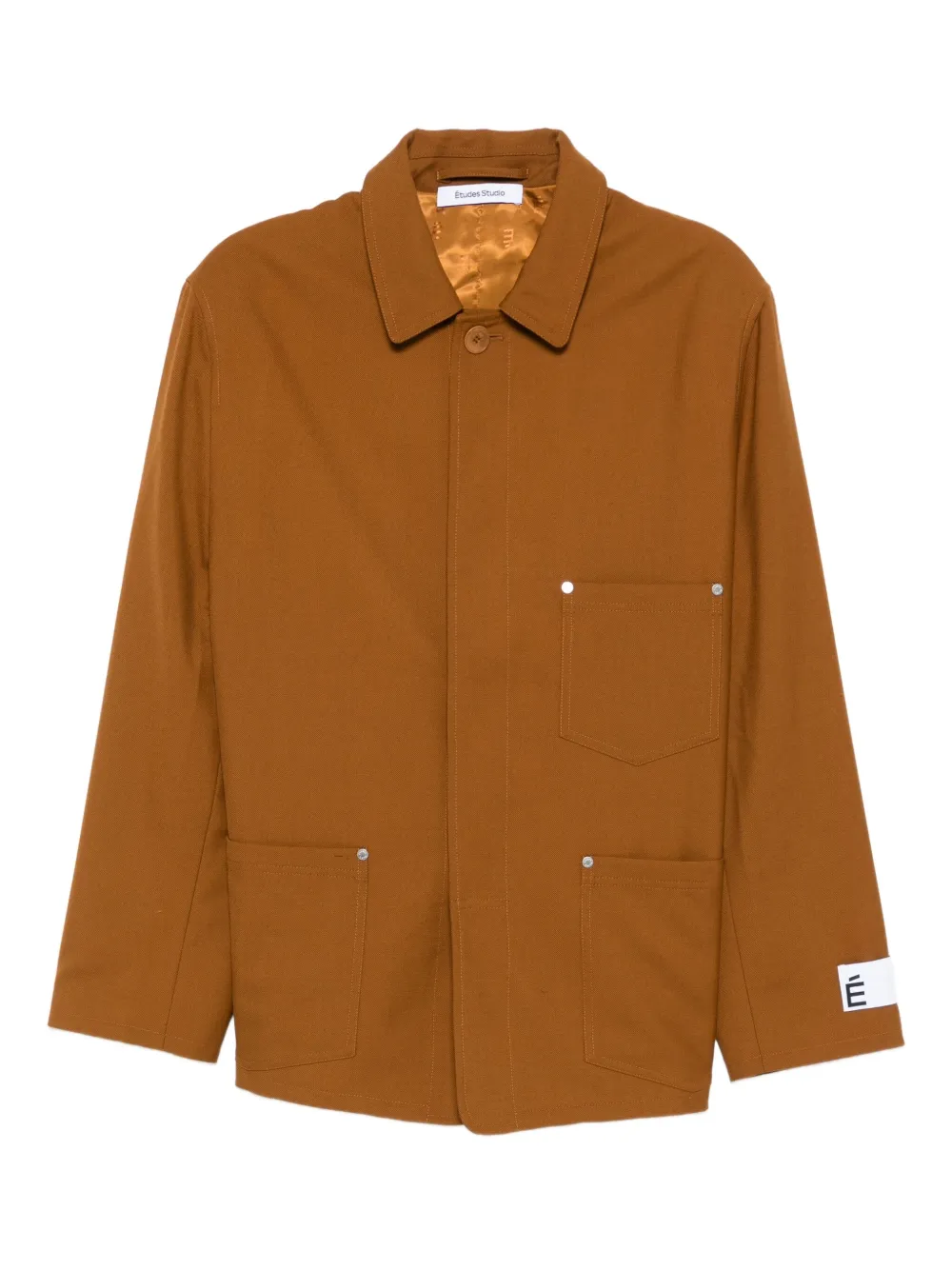Études Studio patch-pocket worker jacket | Brown | Image 1