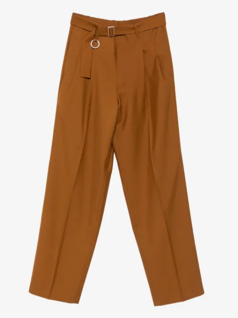 Études Studio Loose Suit Bundfaltenhose mit Gürtel