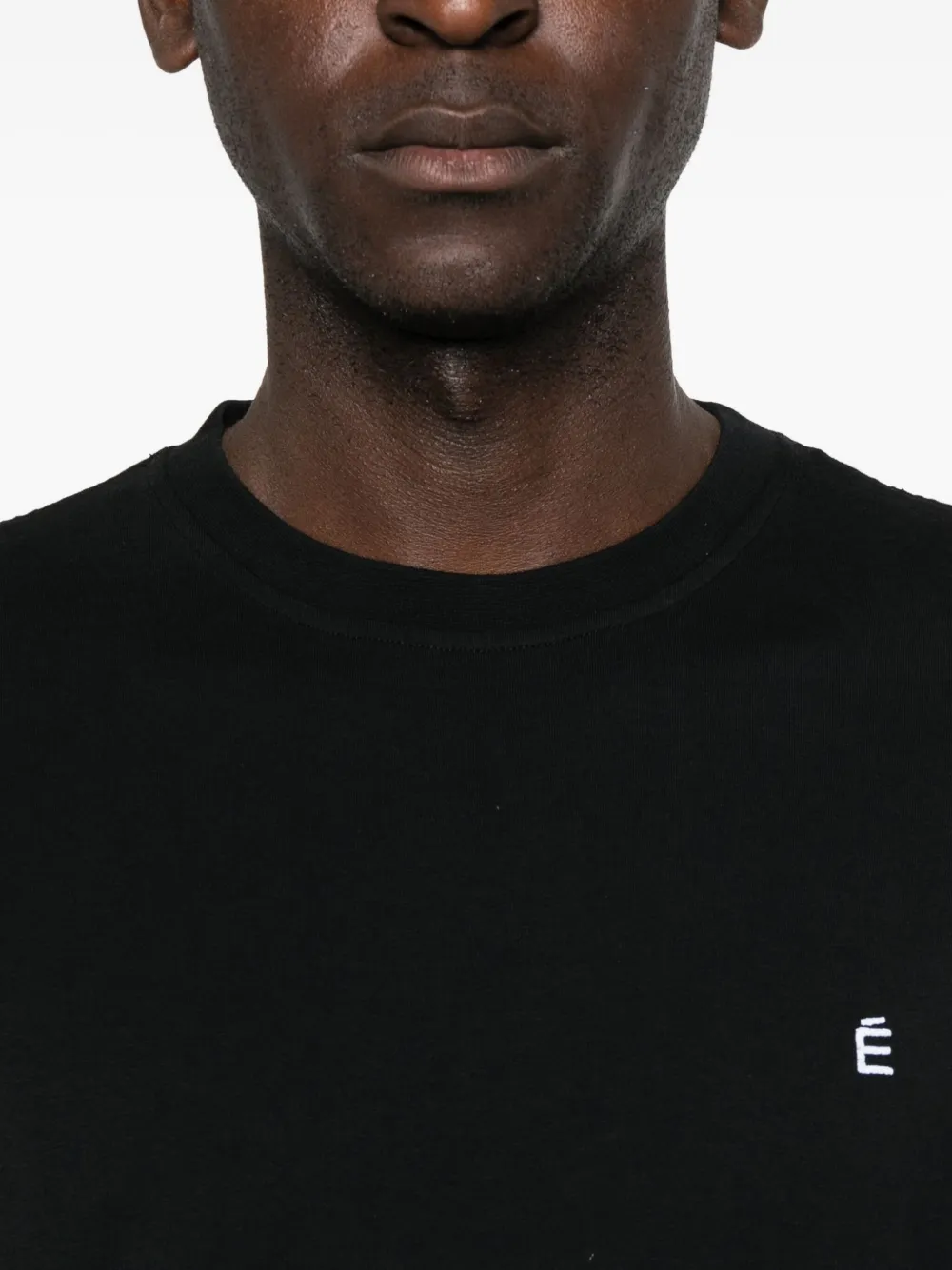 Etudes Studio É Logo-embroidered T-shirt In Black