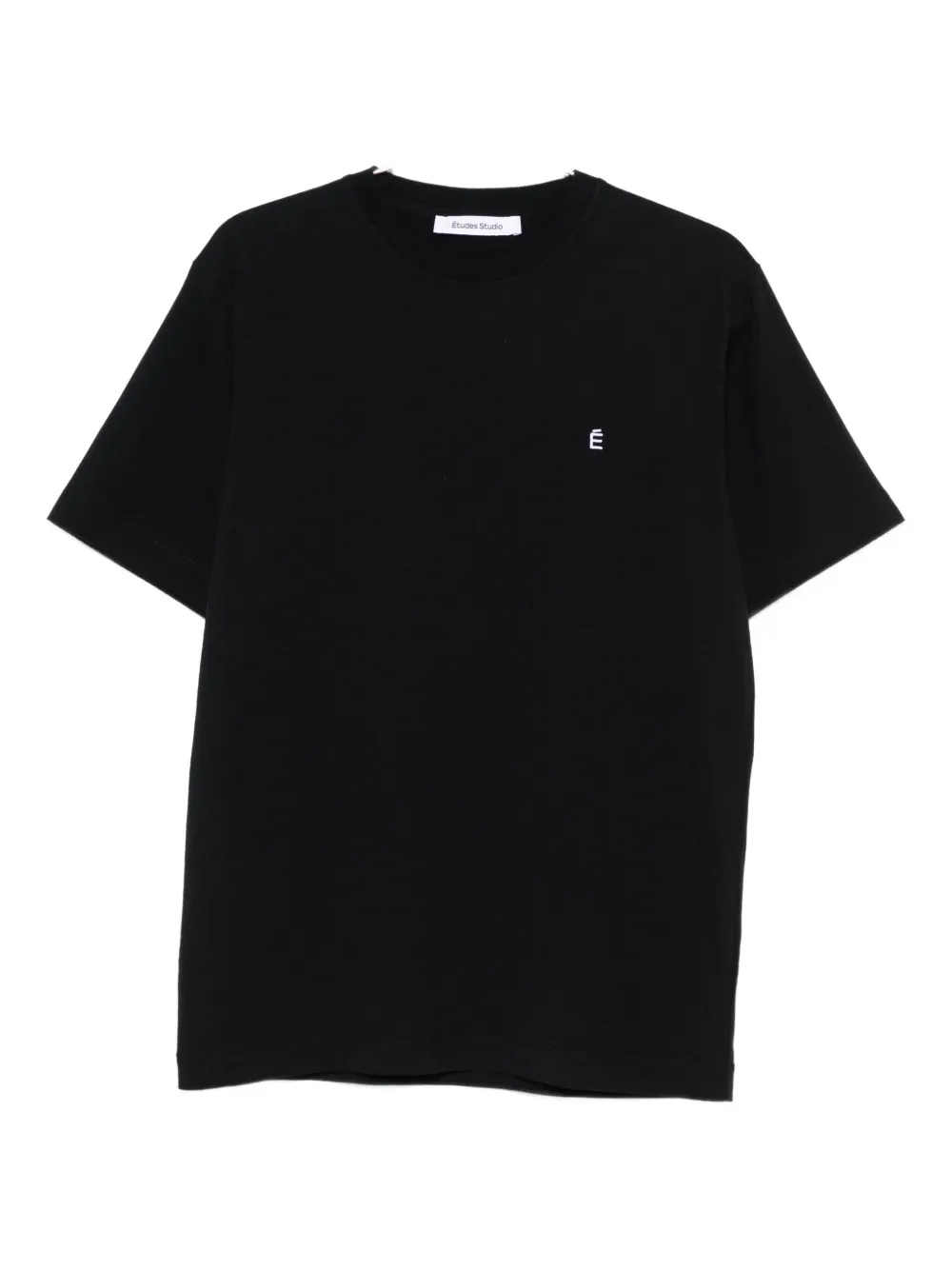 Etudes Studio É Logo-embroidered T-shirt In Black